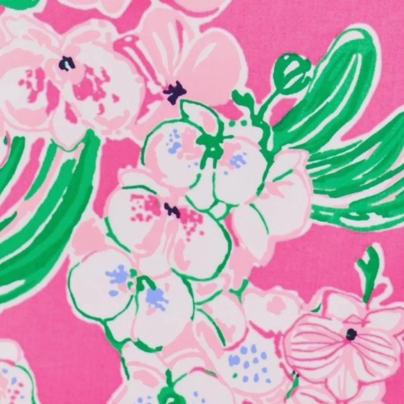 LILLY PULITZER STELA STRAPLESS STRETCH BOW DRESS ROXIE PINK WORTH A LOOK SIZE 6 - Picture 6 of 10